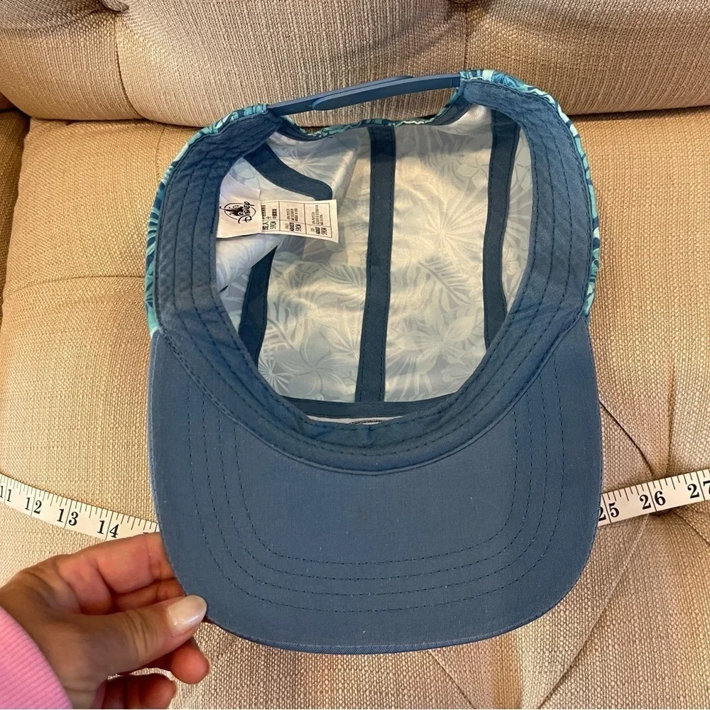 Disney Park Stitch Five Panel Baseball Hat Cap Light Blue Lilo Surf Chill Repeat